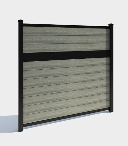 Central Aesthetic Molding Black Chrome