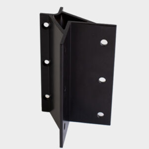 Black Aluminum Corner Fascia Mounting Bracket