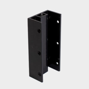 Black Aluminum Fascia Mounting Bracket