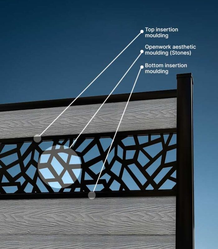 Aluminum Openwork Kit 12” Stones