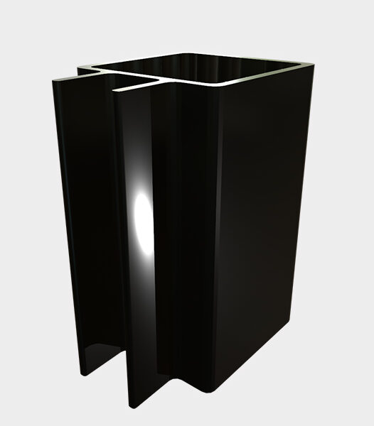 Black Alumnium Gate Frame 6''