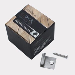 End-Start Clips EzDeck Box of 25 clips and screws